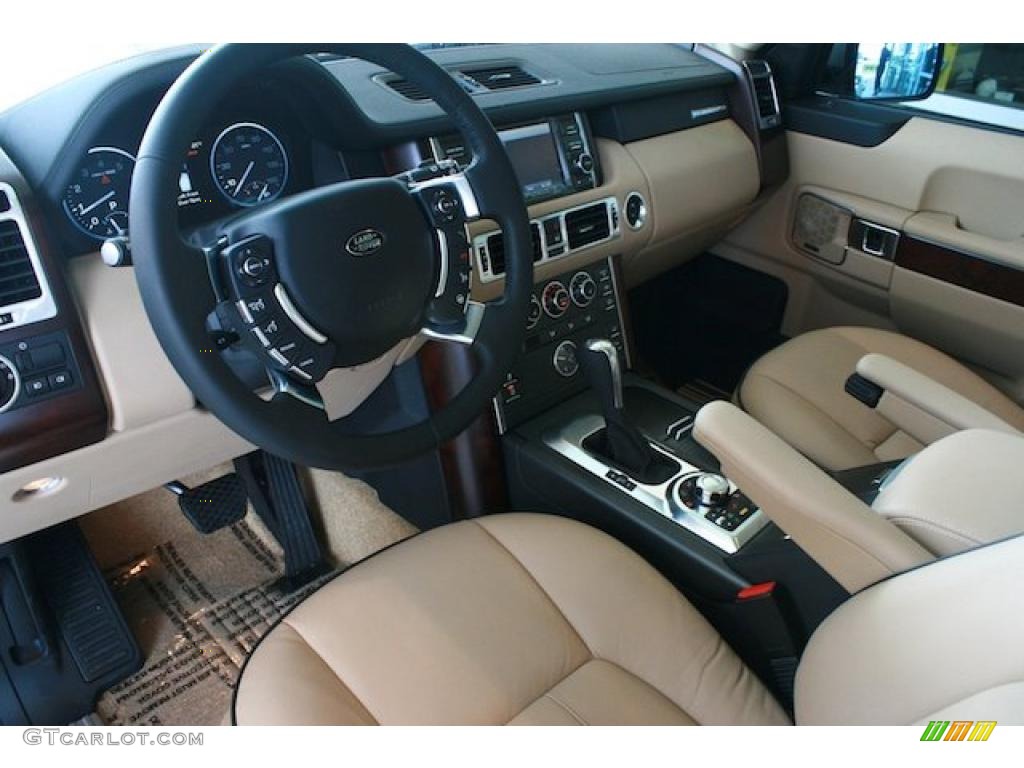 Sand/Jet Black Interior 2011 Land Rover Range Rover HSE Photo #46939830