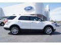 White Platinum Tri-Coat 2011 Ford Explorer Limited Exterior