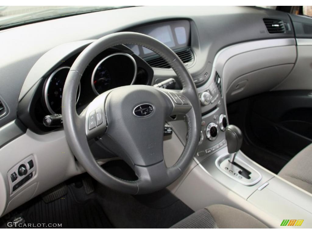 Slate Gray Interior 2008 Subaru Tribeca 5 Passenger Photo #46941663