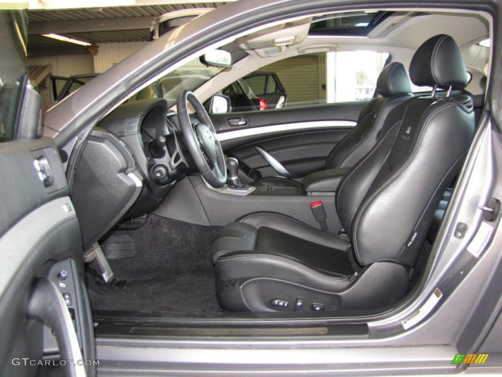 Graphite Interior 2008 Infiniti G 37 S Sport Coupe Photo #46941735