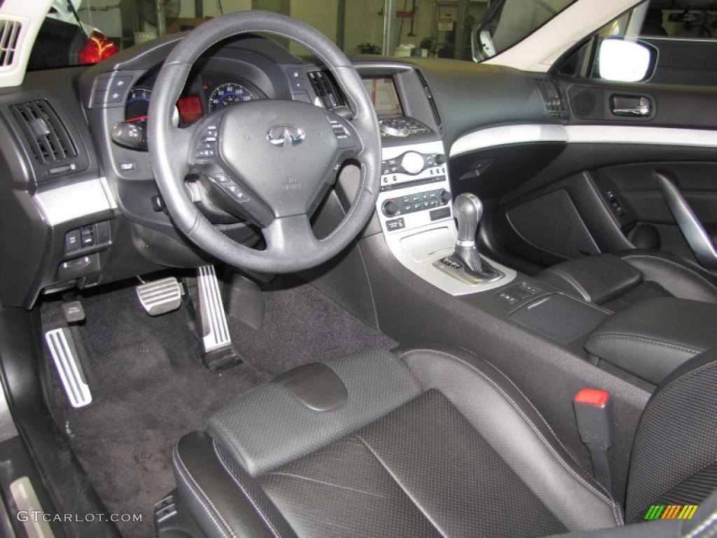 Graphite Interior 2008 Infiniti G 37 S Sport Coupe Photo #46941810