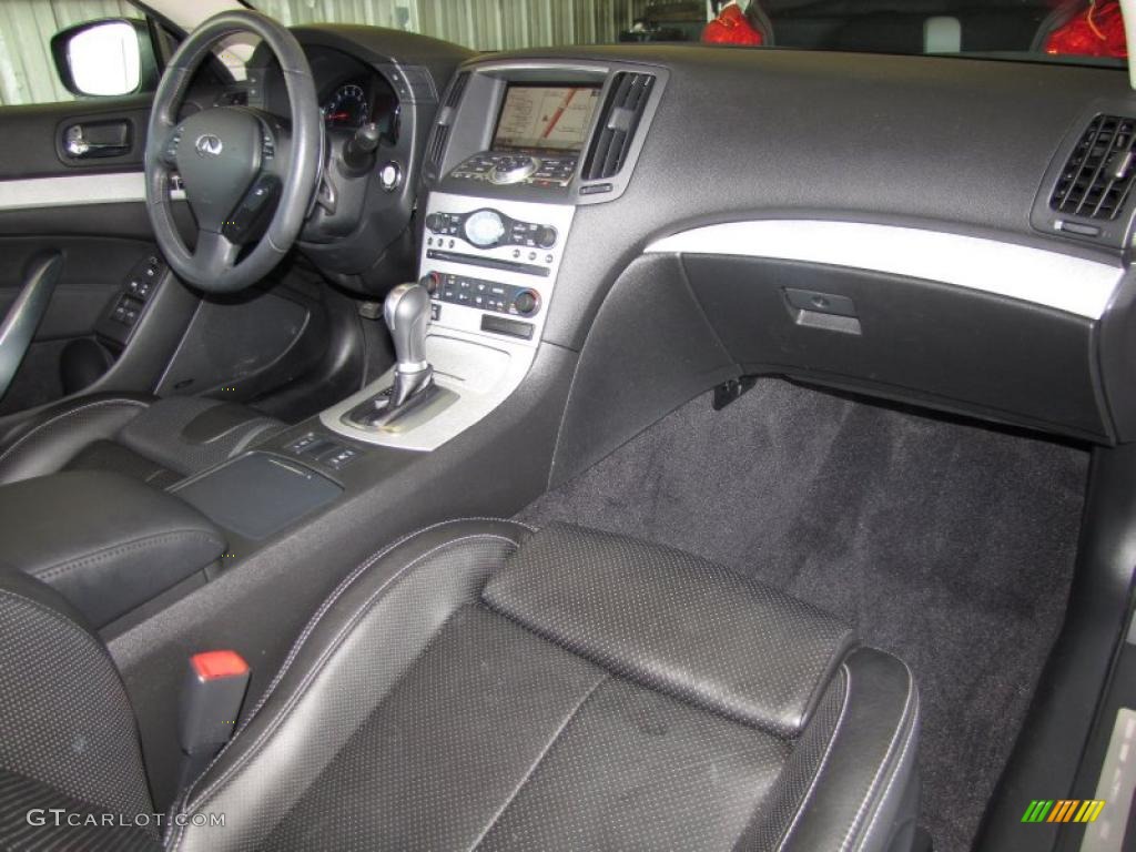 2008 Infiniti G 37 S Sport Coupe Graphite Dashboard Photo #46941840
