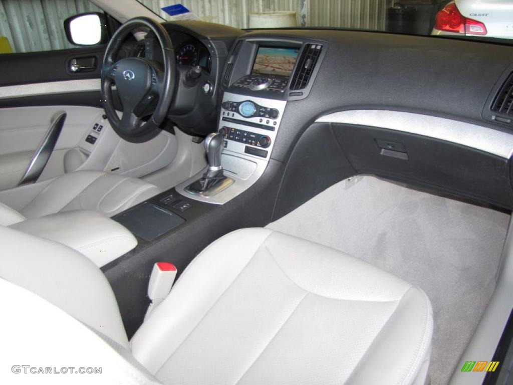 Stone Interior 2008 Infiniti G 37 Journey Coupe Photo #46942188