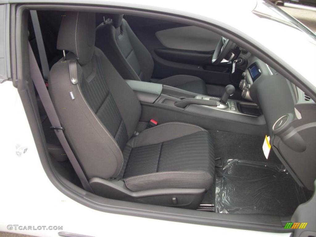 Black Interior 2011 Chevrolet Camaro LS Coupe Photo #46942236