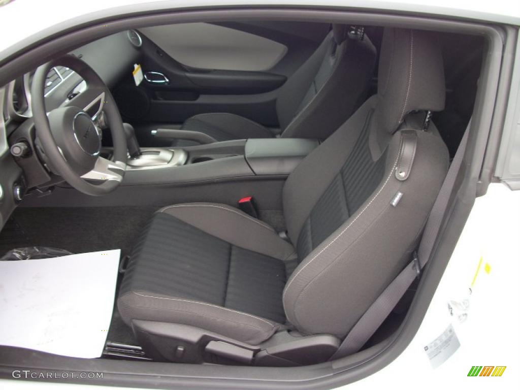 Black Interior 2011 Chevrolet Camaro LS Coupe Photo #46942323