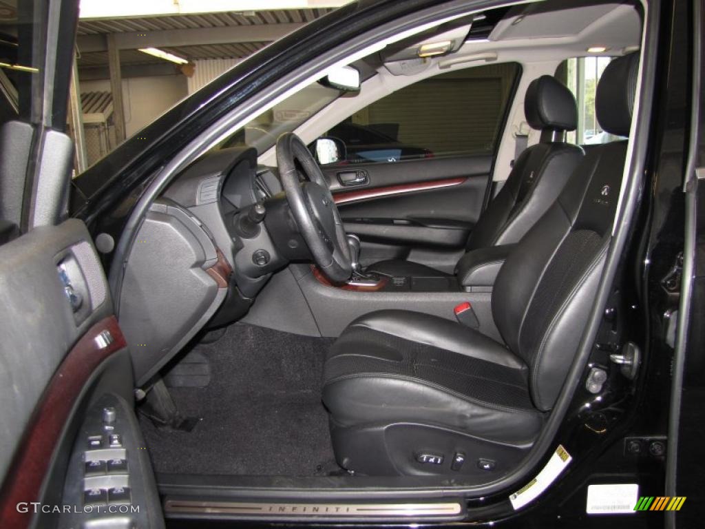 Graphite Interior 2008 Infiniti G 35 x Sedan Photo #46942437