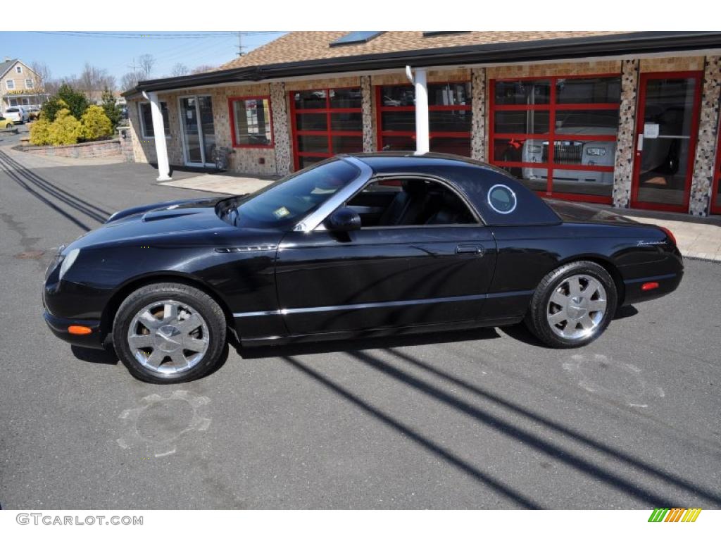 Evening Black 2002 Ford Thunderbird Premium Roadster Exterior Photo #46943244