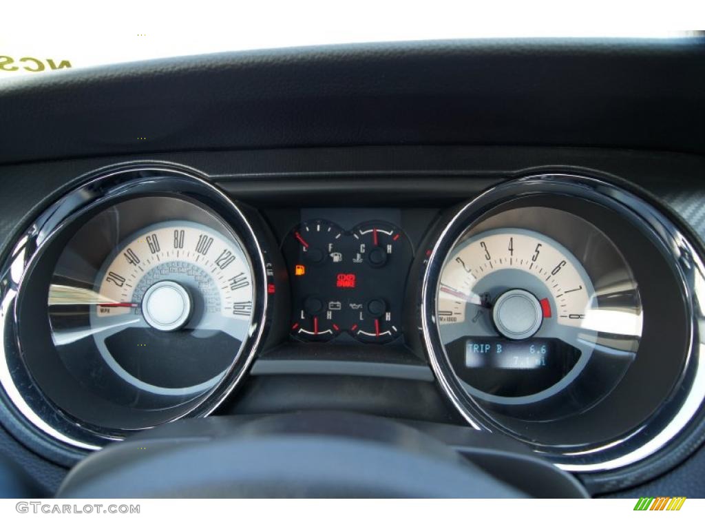 2012 Ford Mustang C/S California Special Coupe Gauges Photo #46943433