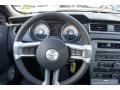 Charcoal Black/Carbon Black 2012 Ford Mustang C/S California Special Coupe Steering Wheel