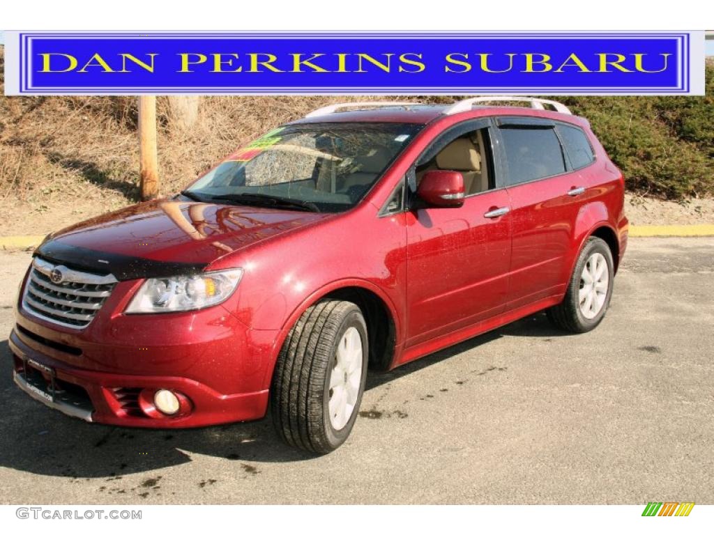 Ruby Red Pearl Subaru Tribeca