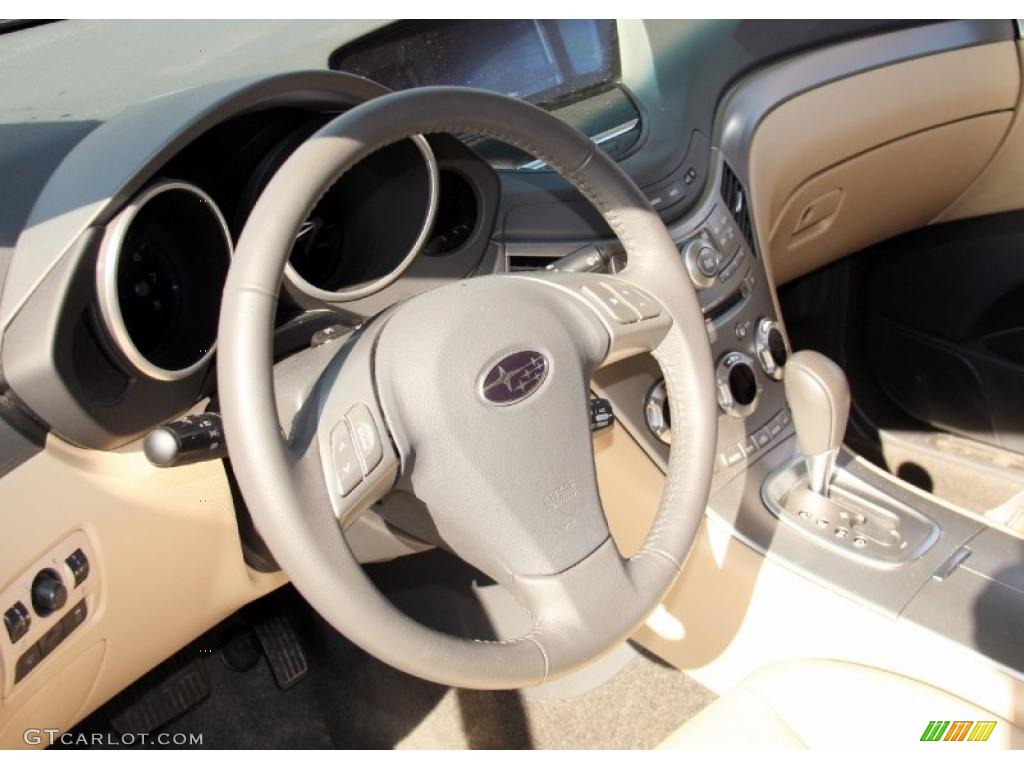 Desert Beige Interior 2010 Subaru Tribeca 3.6R Touring Photo #46943628
