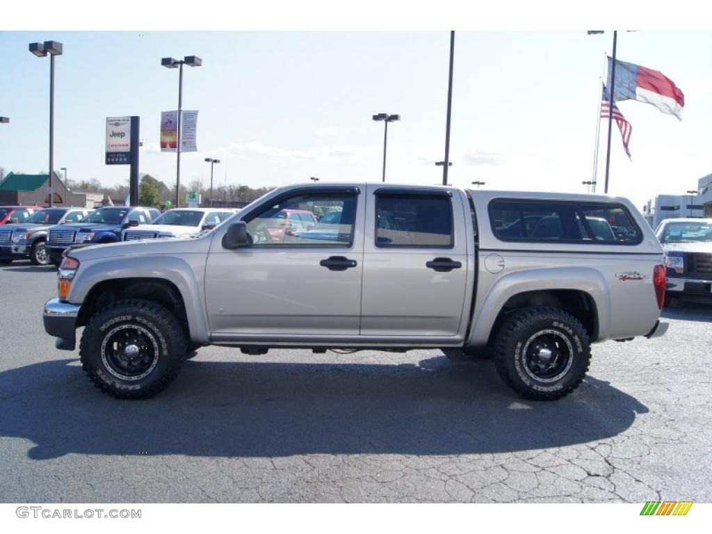 Silver Birch Metallic 2006 GMC Canyon SLT Crew Cab 4x4 Exterior Photo #46943703