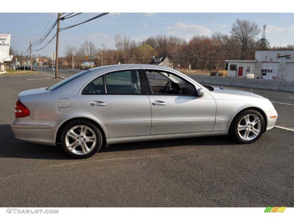 Brilliant Silver Metallic 2005 Mercedes-Benz E 500 4Matic Sedan Exterior Photo #46943733
