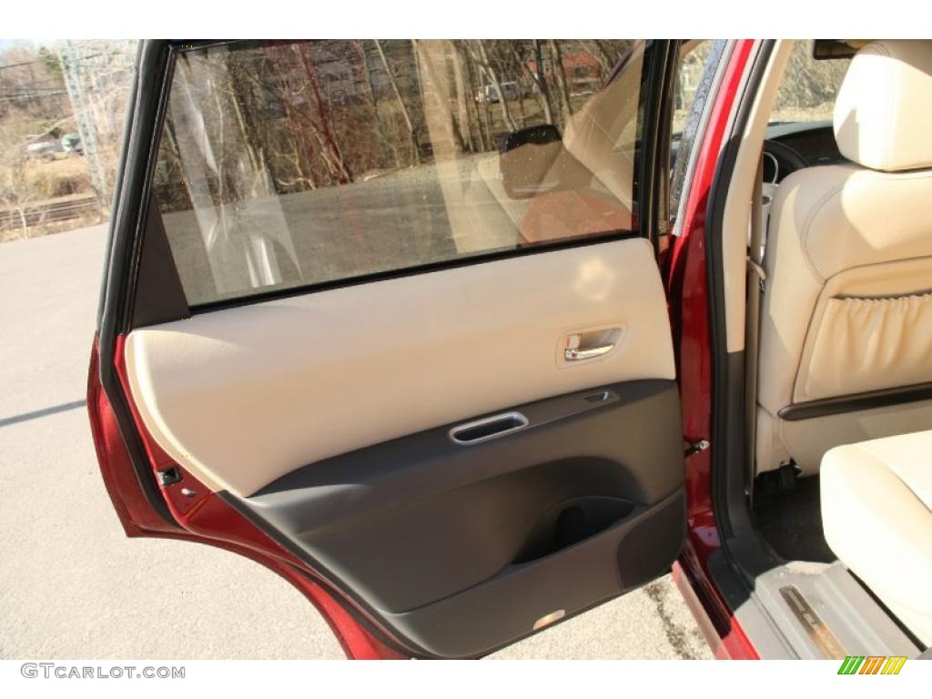2010 Subaru Tribeca 3.6R Touring Desert Beige Door Panel Photo #46943820