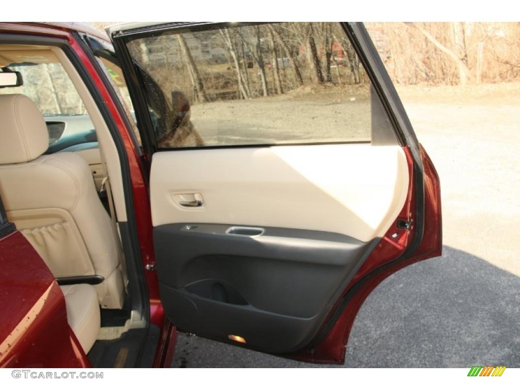 2010 Subaru Tribeca 3.6R Touring Desert Beige Door Panel Photo #46943829