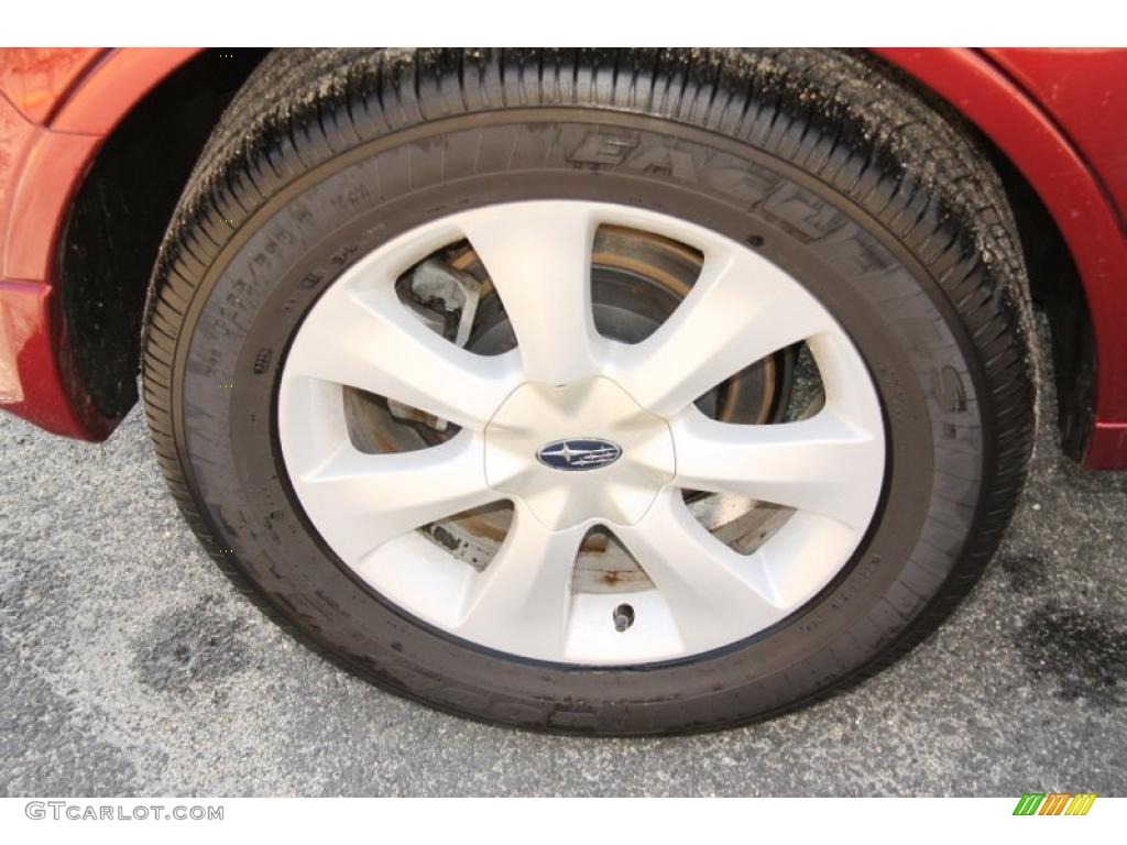 2010 Subaru Tribeca 3.6R Touring Wheel Photo #46943889