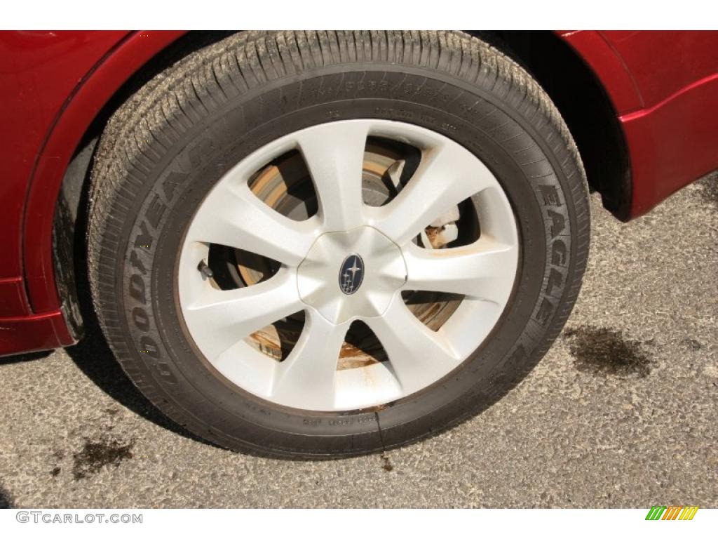 2010 Subaru Tribeca 3.6R Touring Wheel Photo #46943907