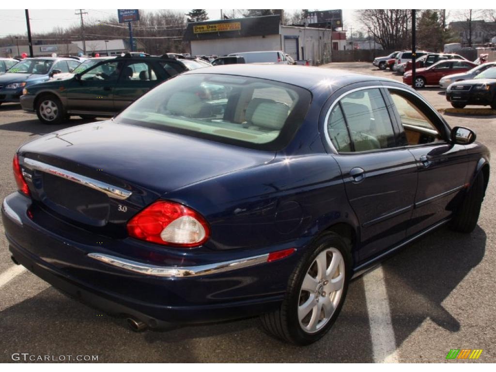 2005 X-Type 3.0 - Pacific Blue Metallic / Ivory photo #5