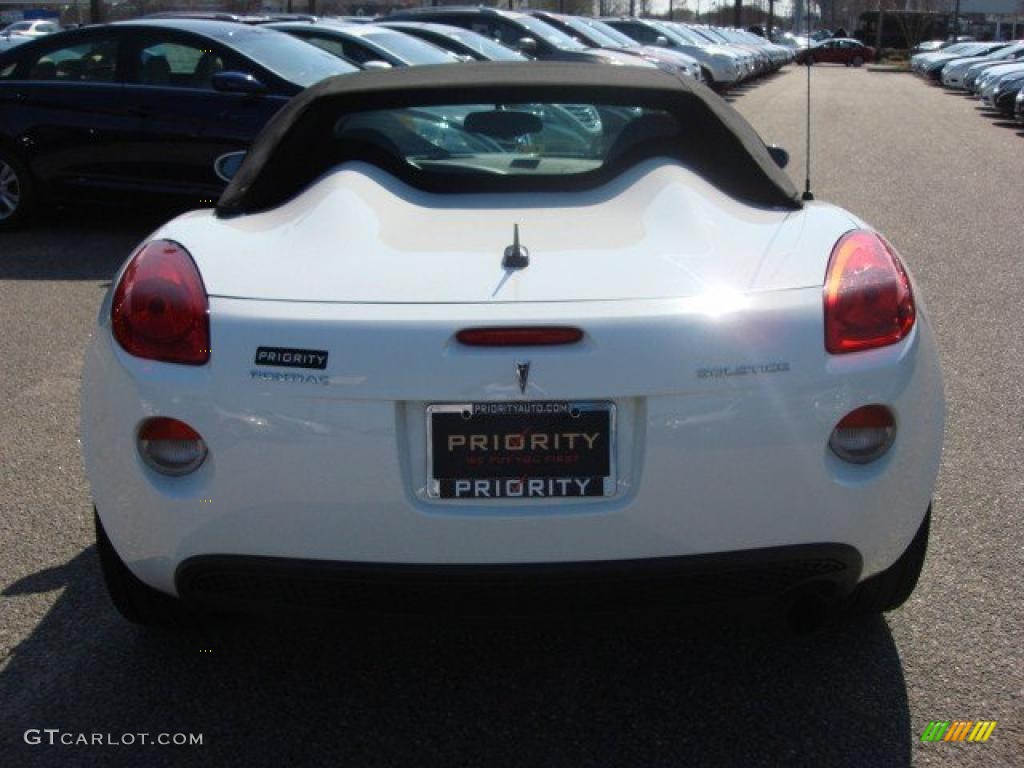 2006 Solstice Roadster - Pure White / Ebony photo #4