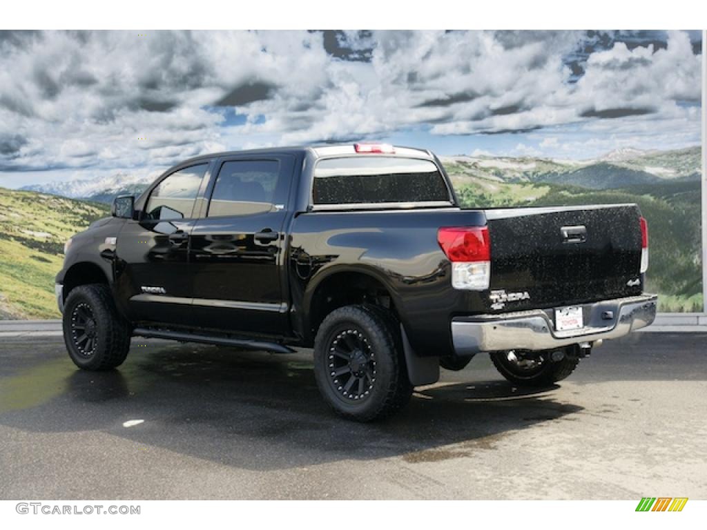 2011 Tundra SR5 CrewMax 4x4 - Black / Graphite Gray photo #3
