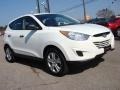 2010 Cotton White Hyundai Tucson GLS  photo #7