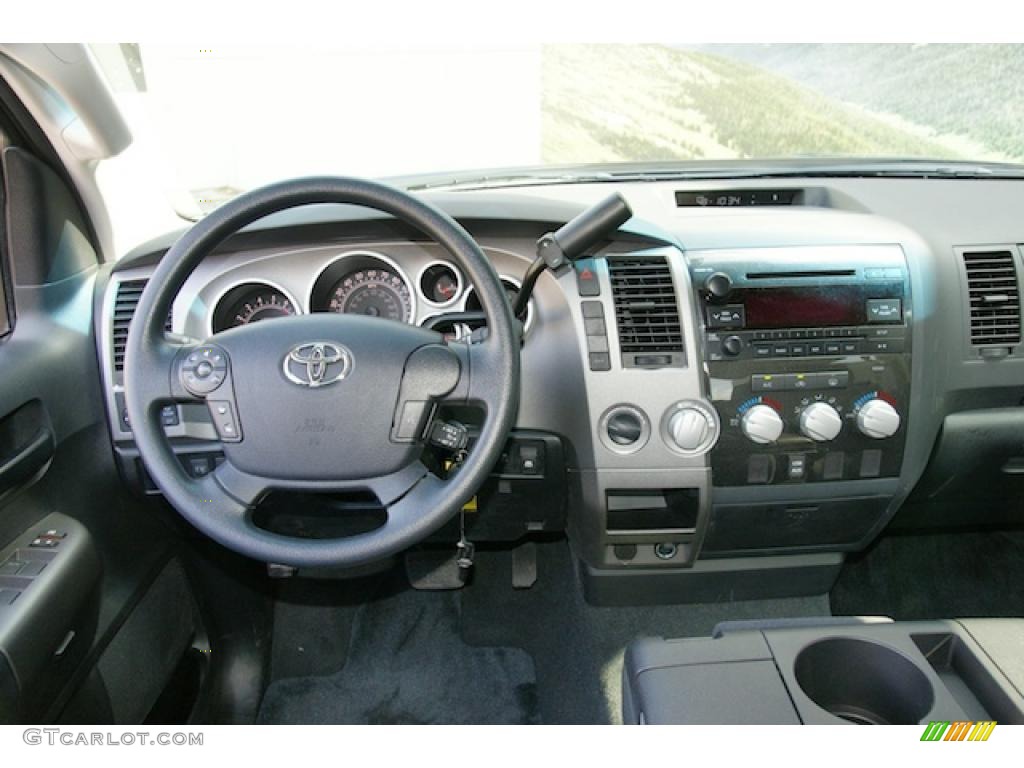 2011 Tundra SR5 CrewMax 4x4 - Black / Graphite Gray photo #10