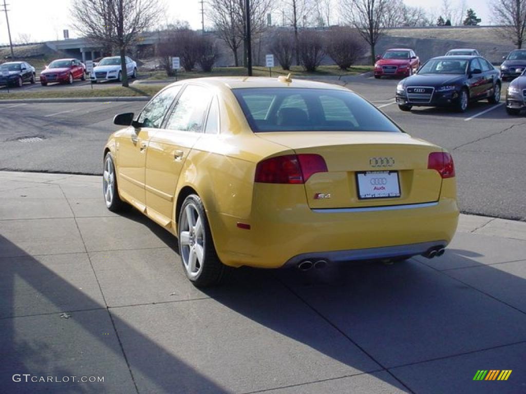2005 S4 4.2 quattro Sedan - Imola Yellow / Ebony photo #3