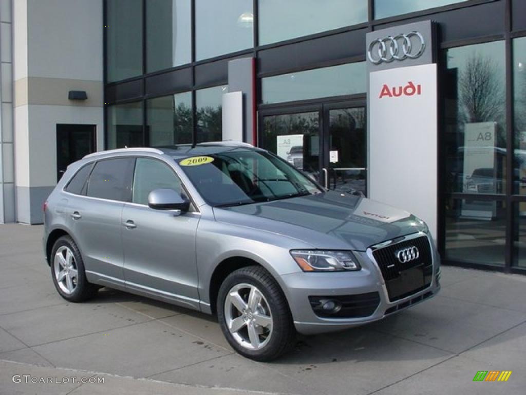 2009 Q5 3.2 Prestige quattro - Quartz Gray Metallic / Black photo #1