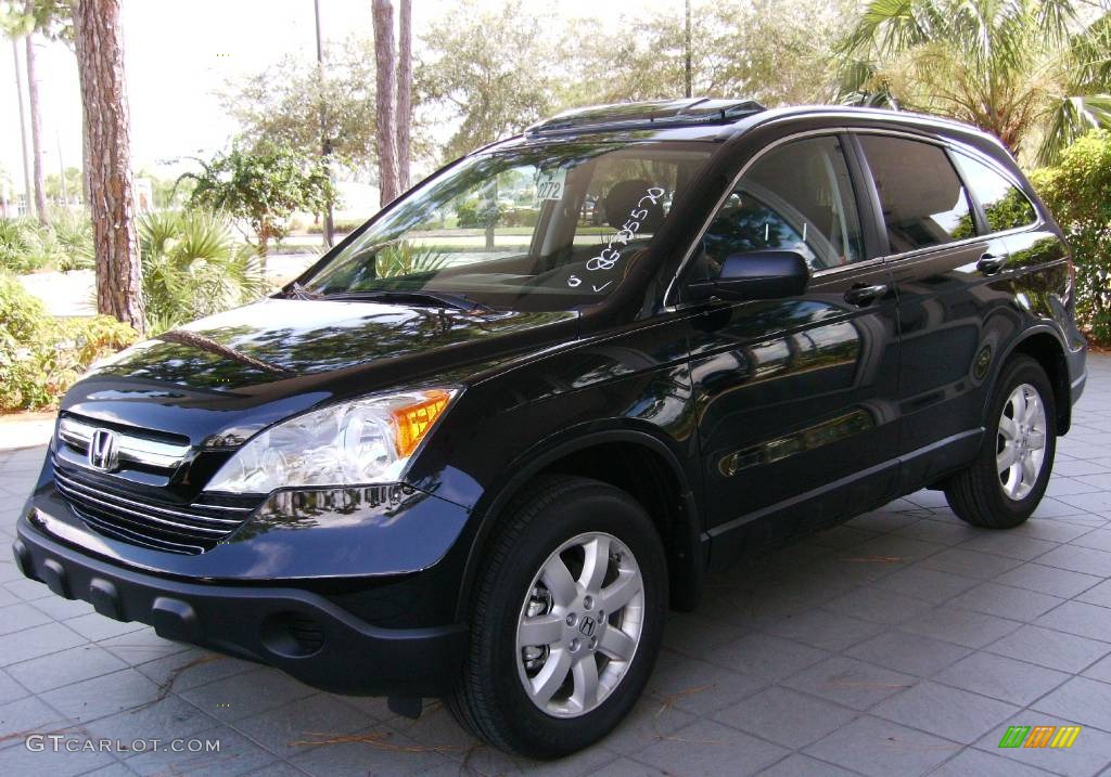 2008 CR-V EX - Nighthawk Black Pearl / Black photo #14
