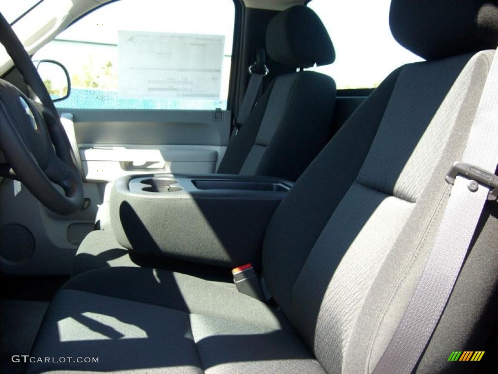 2011 Silverado 1500 LS Regular Cab - Black / Dark Titanium photo #8