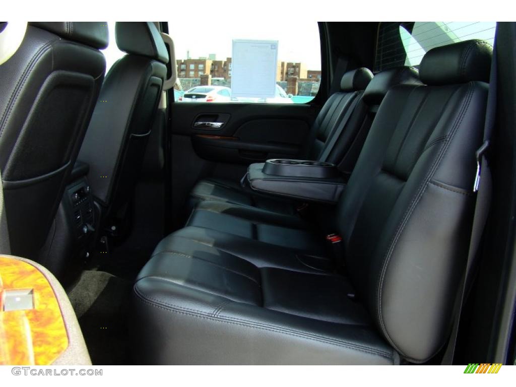 Ebony Interior 2008 Chevrolet Avalanche LTZ 4x4 Photo #46945962