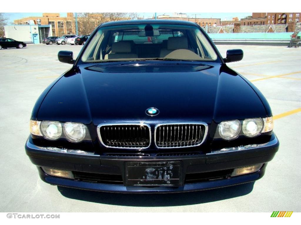 Orient Blue Metallic 2001 BMW 7 Series 740iL Sedan Exterior Photo #46946505