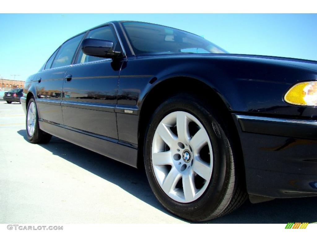 2001 7 Series 740iL Sedan - Orient Blue Metallic / Sand Beige photo #19