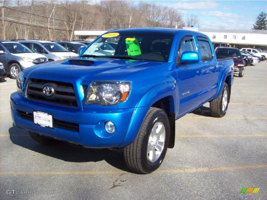 Speedway Blue Metallic 2009 Toyota Tacoma V6 TRD Sport Double Cab 4x4 Exterior Photo #46946775