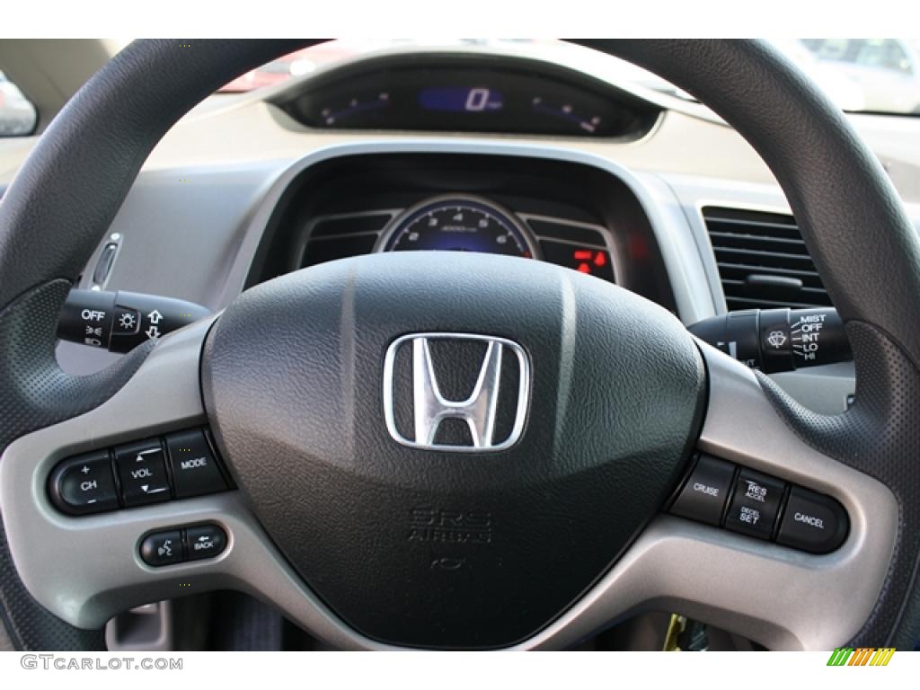 2006 Honda Civic EX Sedan Gray Steering Wheel Photo #46947483