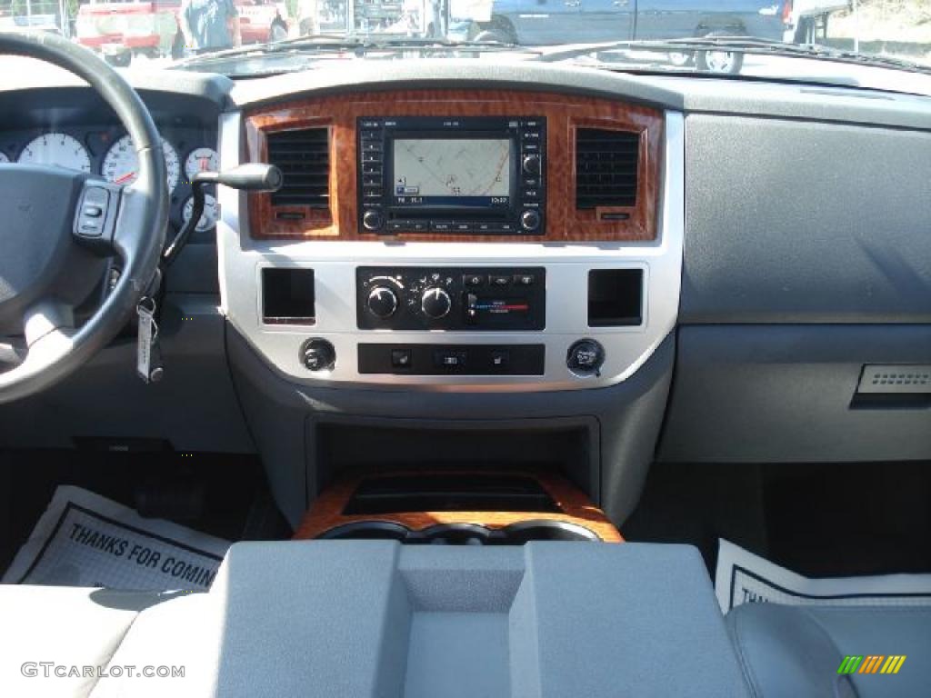 2007 Dodge Ram 1500 Laramie Mega Cab Medium Slate Gray Dashboard Photo #46947720