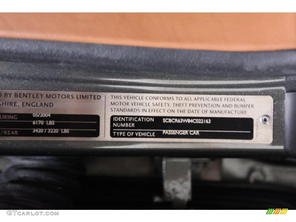 2004 Continental GT  - Cypress Green / Saddle photo #14