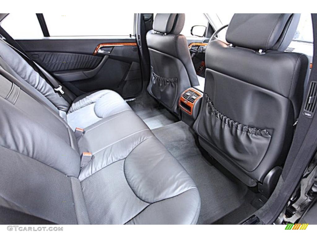 Black Interior 2004 Mercedes-Benz S 430 Sedan Photo #46948602