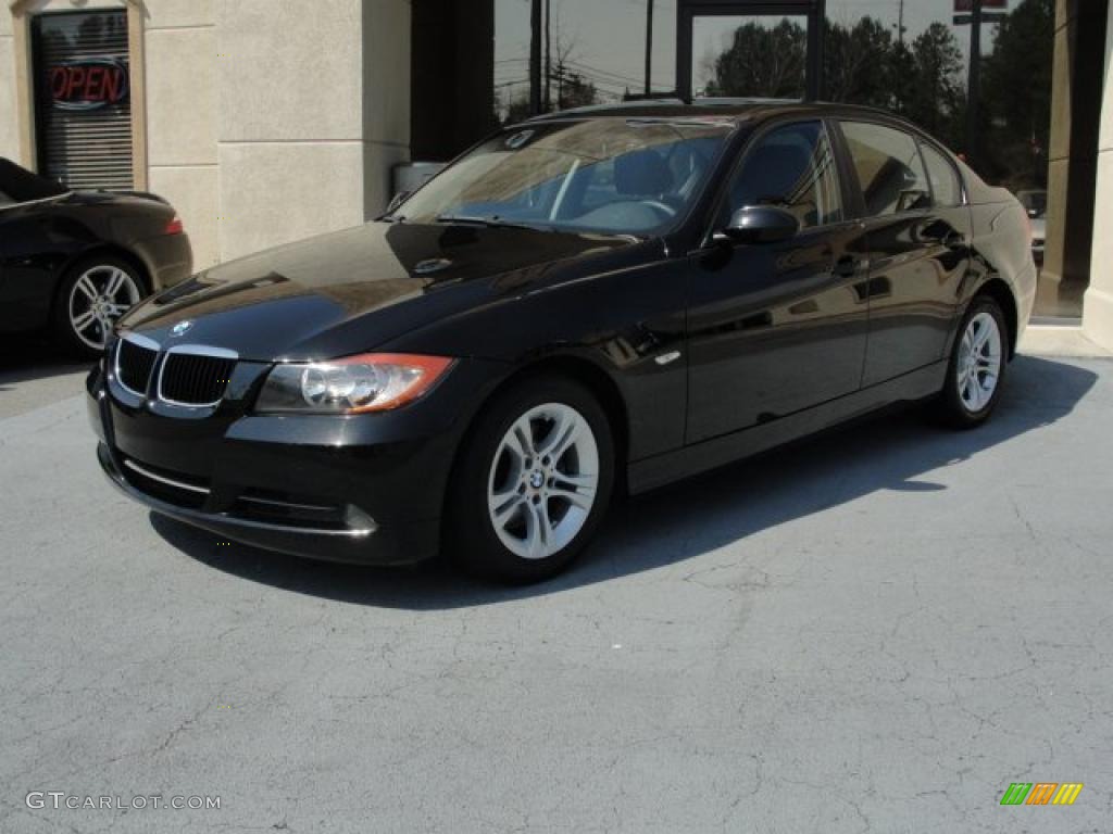 2008 3 Series 328i Sedan - Black Sapphire Metallic / Black photo #6