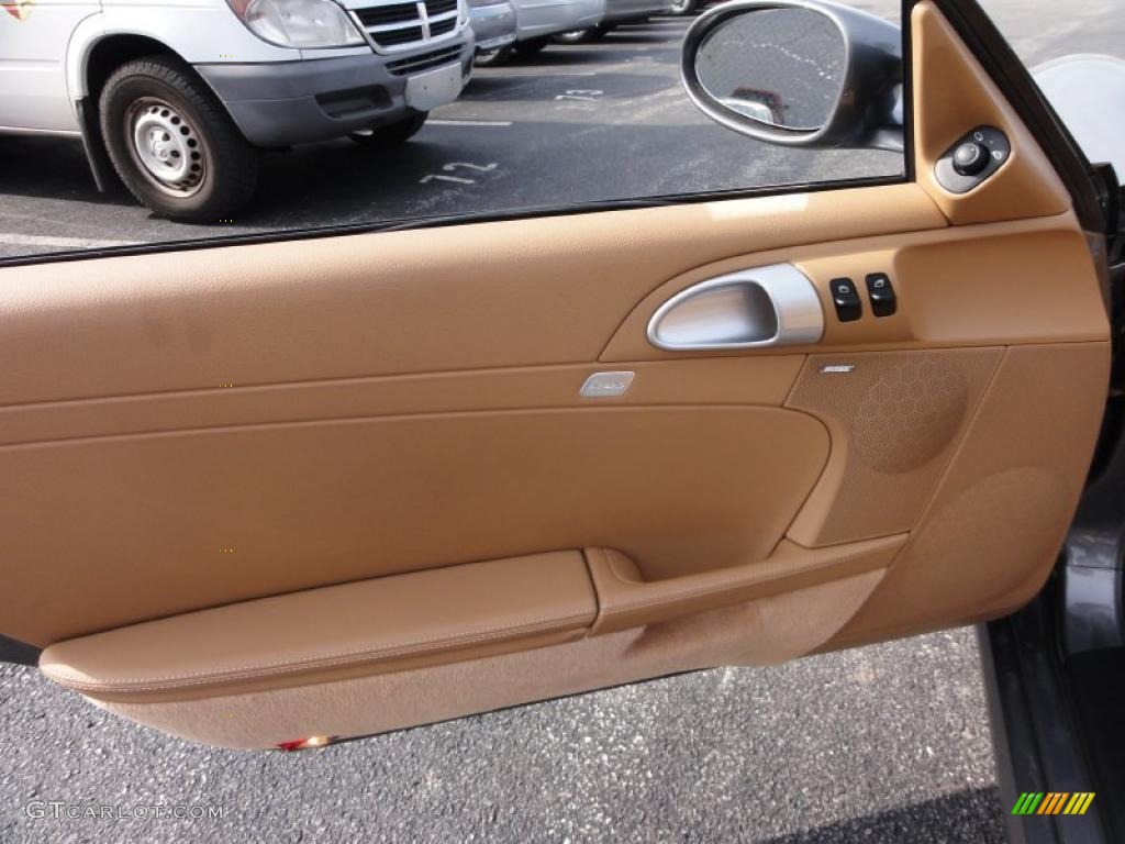 2008 Porsche Boxster S Sand Beige Door Panel Photo #46949535