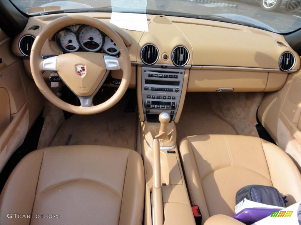 2008 Porsche Boxster S Sand Beige Dashboard Photo #46949661