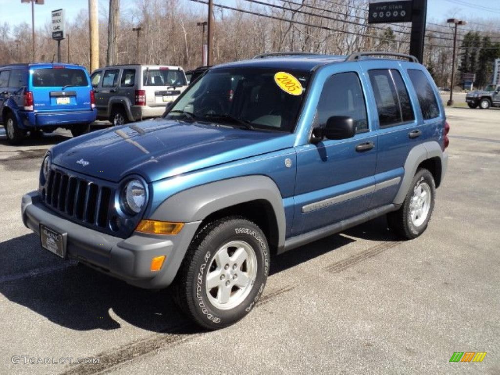 Atlantic Blue Pearlcoat Jeep Liberty