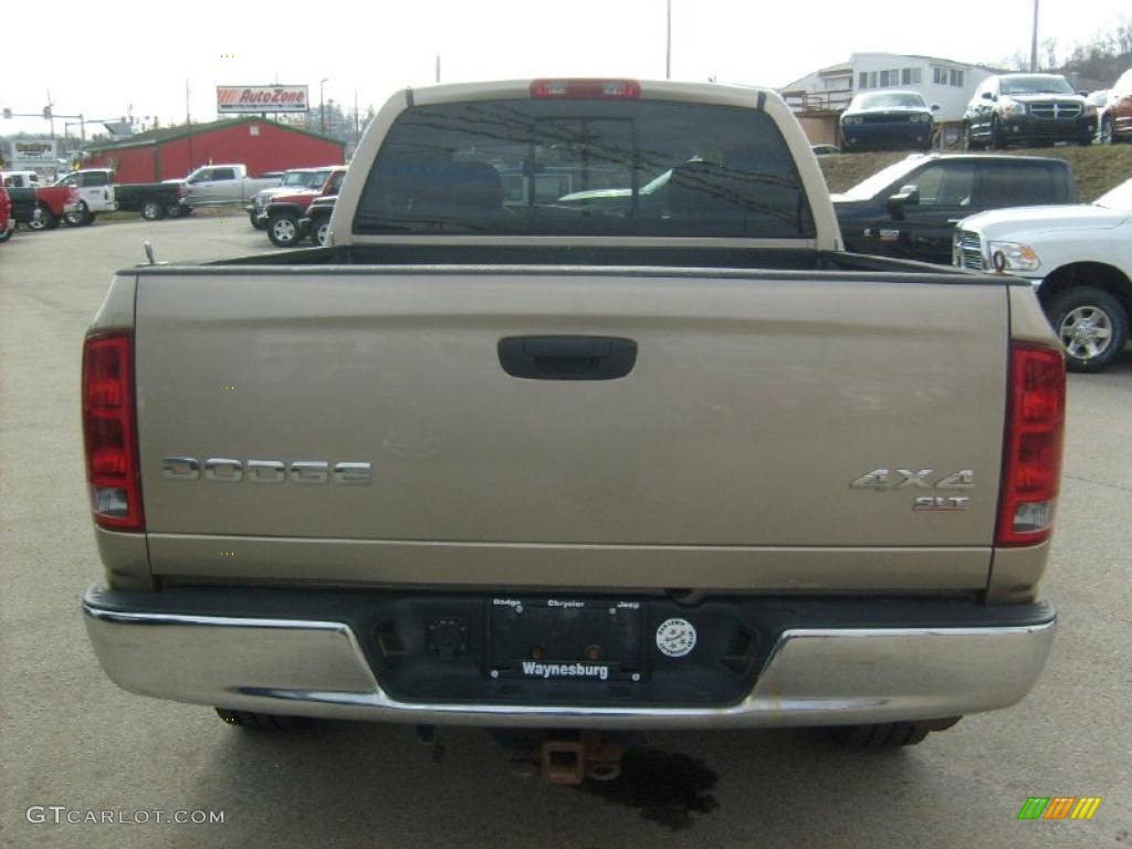 2004 Ram 1500 SLT Quad Cab 4x4 - Light Almond Pearl / Taupe photo #4