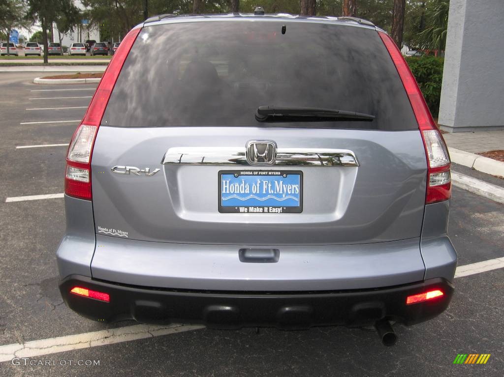 2008 CR-V EX 4WD - Glacier Blue Metallic / Gray photo #8