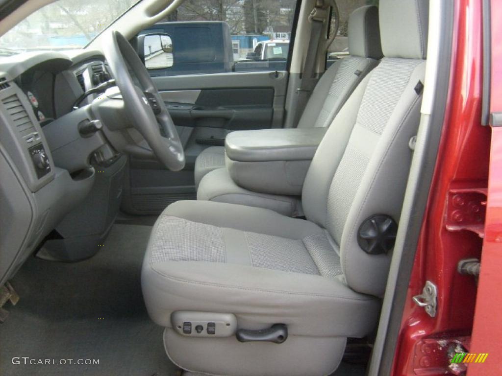 2008 Ram 3500 Big Horn Edition Quad Cab 4x4 Dually - Inferno Red Crystal Pearl / Medium Slate Gray photo #11