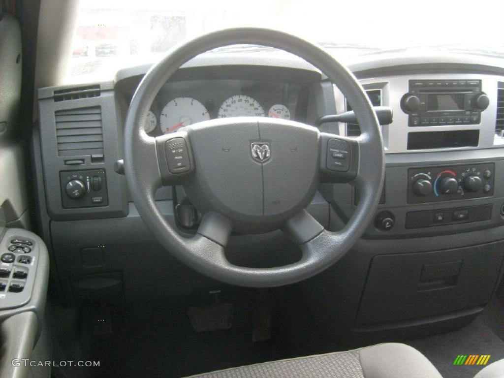 2008 Ram 3500 Big Horn Edition Quad Cab 4x4 Dually - Inferno Red Crystal Pearl / Medium Slate Gray photo #15
