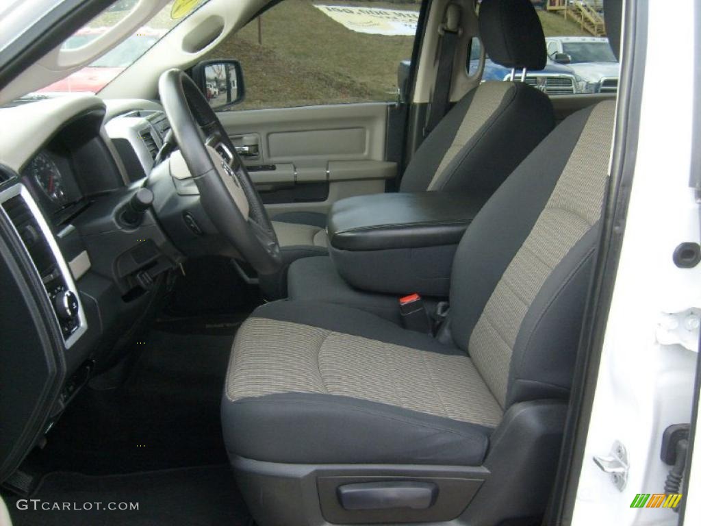 Dark Slate Medium Graystone Interior 2010 Dodge Ram 1500