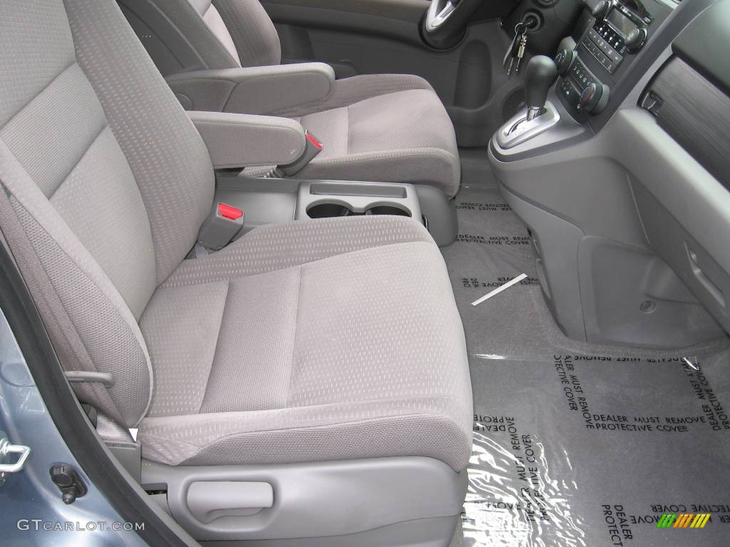 2008 CR-V EX 4WD - Glacier Blue Metallic / Gray photo #10