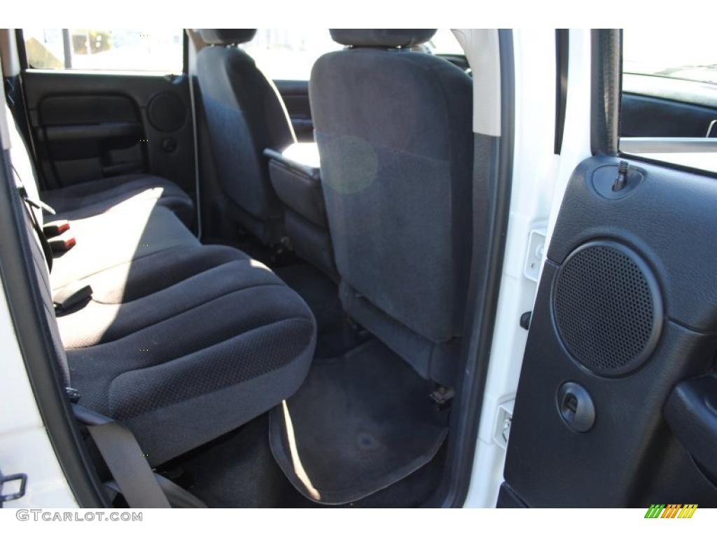2002 Ram 1500 SLT Quad Cab 4x4 - Bright White / Dark Slate Gray photo #44