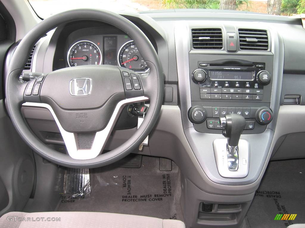 2008 CR-V EX 4WD - Glacier Blue Metallic / Gray photo #12
